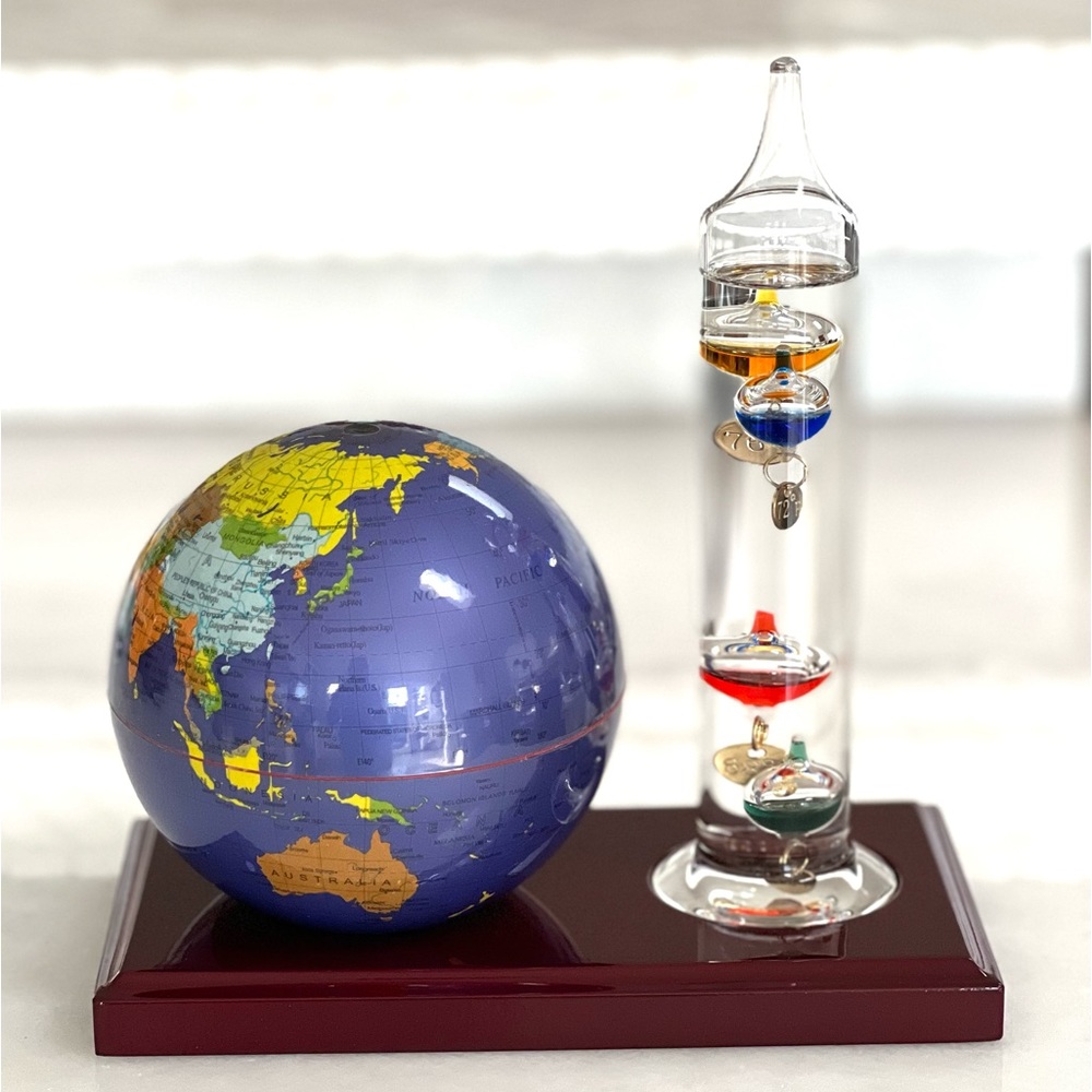 GALILEO Thermometer And Globe